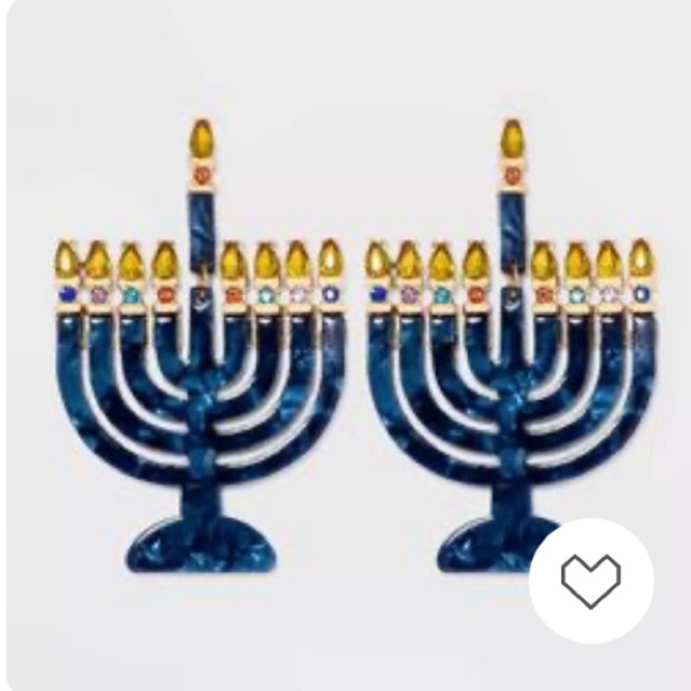 SugarFix Baublebar Hanukkah Menorah Drop Earrings